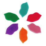 Face Scrubber Supplier - Custom Black Pink Red Lip Shape