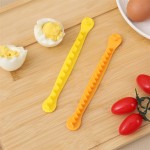 Egg Cutter Factory - 2 PCS Fancy Boiled Egg Shaper