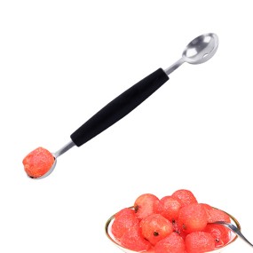 Melon Baller Supplier - Stainless Steel Double Head Fruit Scoop