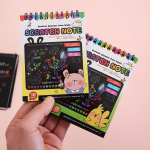 Scratch Art Book Manufacturer - Children DIY Colorful Graffiti Paper