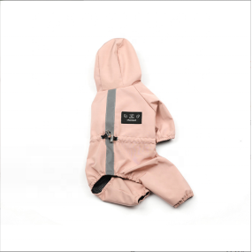 宠物雨衣厂家-防水透气反光四脚