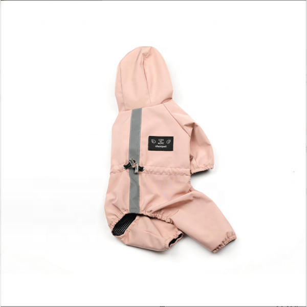 宠物雨衣厂家-防水透气反光四脚