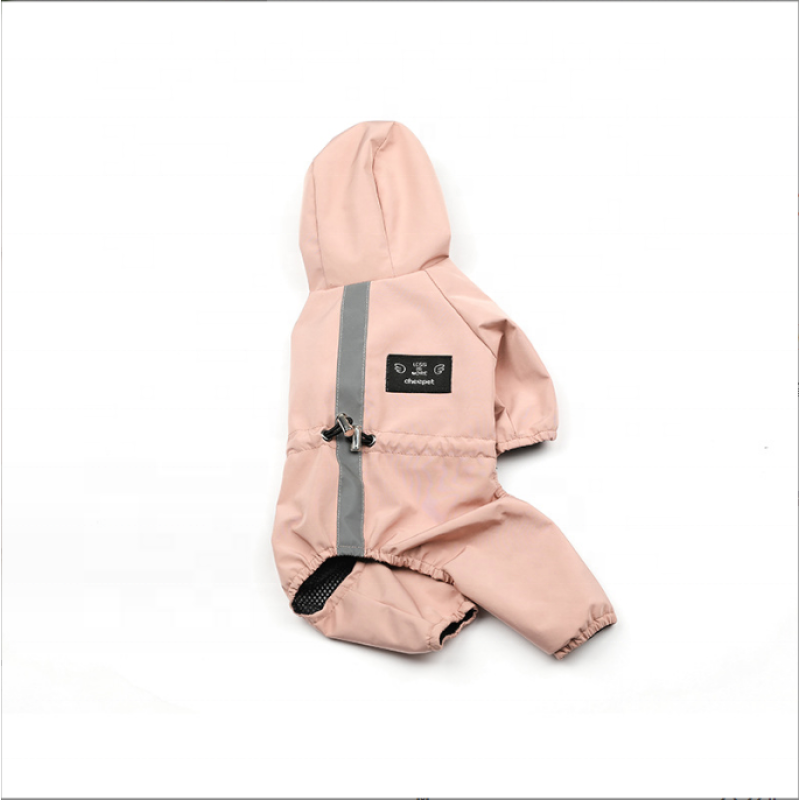 宠物雨衣厂家-防水透气反光四脚