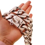 狗狗链项圈厂家-32mm雕刻18K镀金