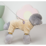 狗狗睡衣厂家-超柔软天鹅绒连体冷天外套