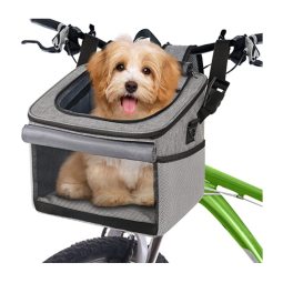 Dog Bike Basket Manufacturer - 15lbs Foldable Soft Sided Quick Release
