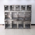 Veterinary Cage Supplier - Three-Storey Thirteen Compartments