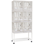 鸟鸽笼厂家-三层金属带架可拆卸