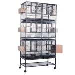 Bird Cage Factory - 1/2/3-Combo Stacker Divided Breeder Cage