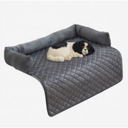Pet Sofa Cushion Supplier - Memory Foam Plush with Pillow