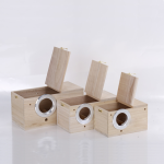 鹦鹉巢箱厂家-木质虎皮鹦鹉繁殖箱天然