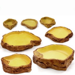 Reptile Bowl Manufacturer - Resin Rock Water Soaking Basin