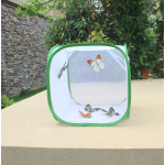 Butterfly Net House Supplier - Green Collapsible Zipper Closure