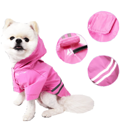 Puppy Rain Poncho Supplier - PU Reflective Breathable Waterproof