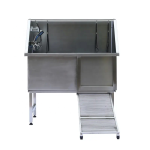 Dog Grooming Tub Manufacturer - Large Walk-in Ramp with Faucet