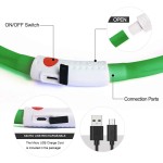 LED狗项圈厂家-USB充电发光安全项圈