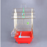 鸟笼厂家-金色圆顶经济旅行悬挂笼