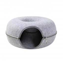 Felt Cat Nest Factory - Round Donut Semi-Closed Washable