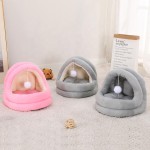 Pet Dog Bed Supplier - With Plush Ball Soft Plush Luxury