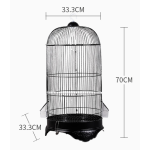 金丝雀鸟笼厂家-圆形铁金属办公家用