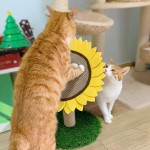 Sunflower Cat Scratcher Factory - Natural Sisal Rope Scratching Post