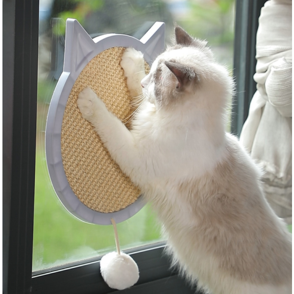 猫抓垫厂家-天然剑麻垫壁挂