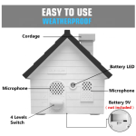 狗狗吠叫控制厂家-自动感应4频超声波