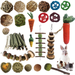 Small Animal Toys Supplier - Apple Wood Sticks for Teeth Care