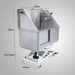 Pet Grooming Tub Factory - Stainless Steel Electric Lifting