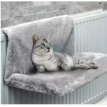 猫吊床厂家-冬季毛绒温暖散热器床