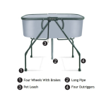 Foldable Pet Bathtub Supplier - Portable Dog Cat Washing Station