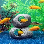 Aquarium Hideaway Supplier - Stackable Rock Cave for Breeding