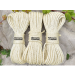 剑麻绳厂家-6mm 7mm 8mm天然无油DIY