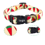 宠物狗项圈厂家-可定制印花logo涤纶柔软