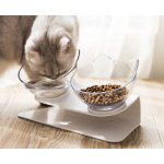 Cat Feeding Bowl Manufacturer - 15 Degree Tilted Elevated Stand