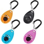 Pet Training Clicker Supplier - Manual Wrist Strap Ring Press