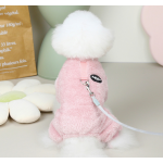 狗狗睡衣厂家-超柔软天鹅绒连体冷天外套