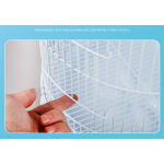 金丝雀鸟笼厂家-圆形铁金属办公家用