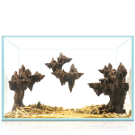 水族装饰厂家-山景石树岩洞