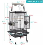 鸟舍厂家-可定制大号笼带轮户外