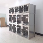 Veterinary Cage Supplier - Three-Storey Thirteen Compartments