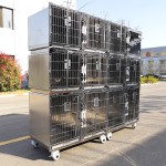 Veterinary Cage Factory - Twelve Compartments Hospital Quality