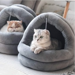 Pet Dog Bed Supplier - With Plush Ball Soft Plush Luxury