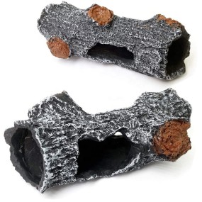 树脂水族装饰厂家-仿真沉木空心庇护所