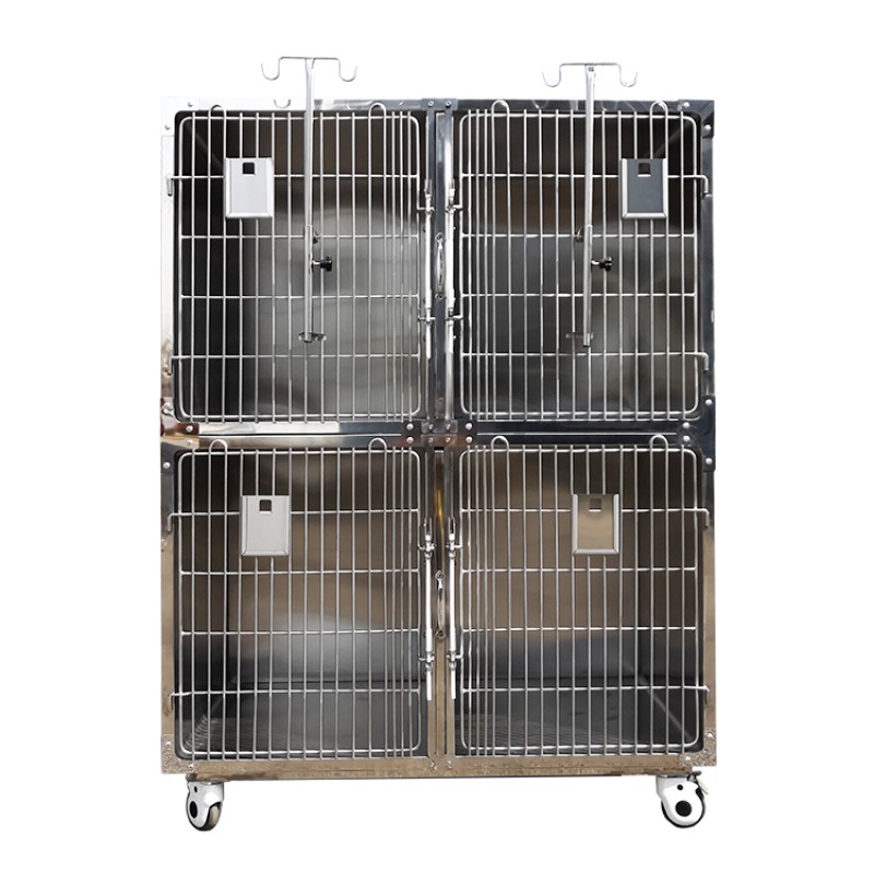 Veterinary ICU Cage Factory - Stainless Steel Sustainable Hospital