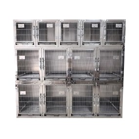 Veterinary Cage Supplier - Three-Storey Thirteen Compartments