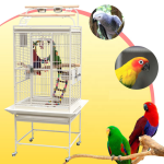 鹦鹉笼厂家-大号锻铁开合游戏顶