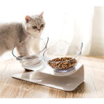 Cat Feeding Bowl Manufacturer - 15 Degree Tilted Elevated Stand