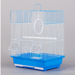 鹦鹉笼厂家-金属丝四色可选便携