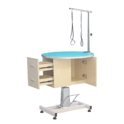 Pet Grooming Table Manufacturer - Hydraulic Lift 36 Inch with Cabinet